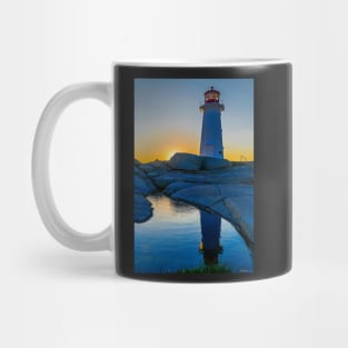 Lighthouse at Sunset Mug